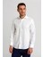 Yarım Italyan Yaka Modern Fit Klasik Gömlek Beyaz GMARS0422302101_D01 7