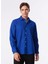 Slim Fit Gömlek Yaka Saks Erkek Gömlek 1090733 1