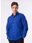 Slim Fit Gömlek Yaka Saks Erkek Gömlek 1090733 3