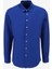 Slim Fit Gömlek Yaka Saks Erkek Gömlek 1090733 6