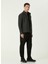 Siyah Erkek Düğmeli Slim Fit Düz Sweatshirt 1092426 3