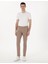 Vizon Slim Fit Beli Lastikli Kanvas Pantolon 1