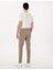 Vizon Slim Fit Beli Lastikli Kanvas Pantolon 4