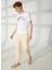 Bisiklet Yaka Beyaz Erkek T-Shirt FM23S39TGWHITE 3