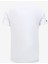 Bisiklet Yaka Beyaz Erkek T-Shirt FM23W14TG 2