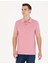 Pembe Slim Fit Polo Yaka Tişört 3