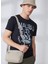 Bisiklet Yaka Siyah Erkek T-Shirt FM23S31TGBLACK 1