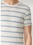 Bisiklet Yaka Beyaz Erkek T-Shirt FM23S05TGOFF Whıte 4