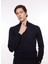 Koyu Lacivert Erkek Bisiklet Slim Fit Kazak WM63_ZMG9 3