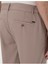 Koyu Bej Slim Fit Beli Lastikli Kanvas Pantolon 6