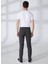 Siyah Erkek Düz Paça Slim Fit Denim Pantolon FM23S26PDCARBON 4
