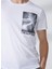 Bisiklet Yaka Beyaz Erkek T-Shirt FM23S38TGWHITE 4