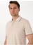 Bej Slim Fit Polo Yaka Tişört 2