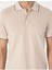 Bej Slim Fit Polo Yaka Tişört 6