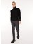 Siyah Erkek Balıkçı Yaka Slim Fit Kazak WM34_ZM07 3