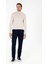 Lacivert Slim Fit Kanvas Pantolon 1