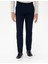 Lacivert Slim Fit Kanvas Pantolon 2