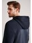 Logolu Kapüşonlu Lacivert Hoody 3