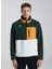 Krem - Haki Erkek Regular Fit Düz Zip Ceket 371T3QW Hanoran 1