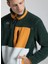 Krem - Haki Erkek Regular Fit Düz Zip Ceket 371T3QW Hanoran 3