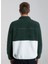 Krem - Haki Erkek Regular Fit Düz Zip Ceket 371T3QW Hanoran 6