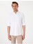 Beyaz Slim Fit Uzun Kollu Gömlek 1