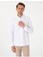 Beyaz Slim Fit Uzun Kollu Gömlek 3