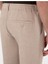 Açık Kahverengi Slim Fit Keten Karışımlı Pantolon 6