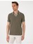 Haki Slim Fit Tişört 1