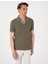 Haki Slim Fit Tişört 3