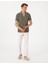 Haki Slim Fit Tişört 4