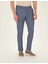 Açık Mavi Slim Fit Kanvas Pantolon 2