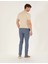 Açık Mavi Slim Fit Kanvas Pantolon 4