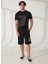 Siyah Erkek Sweat Şort 74OBDI07CF400899 1