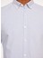 Slim Fit Gömlek Yaka Açık Mavi Erkek Gömlek FM23W03CU 5