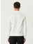 Ekru Erkek Düğmeli Slim Fit Düz Sweatshirt 1092426 5