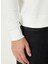 Ekru Erkek Düğmeli Slim Fit Düz Sweatshirt 1092426 6