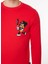 Kapüşon Yaka Kırmızı Erkek Sweatshırt Sew G501 Mouse_downtown Regular Fıt 4