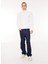 Bisiklet Yaka Slim Fit Beyaz Erkek Kazak 61101130 3