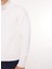 Bisiklet Yaka Slim Fit Beyaz Erkek Kazak 61101130 4