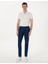 Indigo Slim Fit Kanvas Pantolon 1