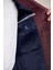 Bordo Slim Fit Desenli Mono Yaka Klasik Ceket 6