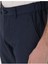 Lacivert Slim Fit Beli Lastikli Kanvas Pantolon 5