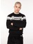 Yarım Balıkçı Yaka Slim Fit Siyah Erkek Kazak UMA23056MA 1