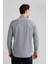 Erkek Regular Fit Desenli Spor Gömlek Gri GM23K232040_D55 2