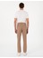 Kahverengi Slim Fit Kanvas Pantolon 4