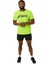 2011C334-750 Core Asıcs Top Sarı Erkek Yuvarlak Yaka Normal Kalıp Baskılı T-Shirt 5
