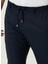 Normal Bel Duble Paça Jogger Lacivert Erkek Pantolon 1087317 4