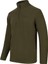 Cedric Erkek Yarım Fermuarlı Ince Polar Sweatshirt Haki 2