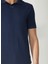 Polo Yaka Slim Fit Lacivert Erkek Kazak A26432TF- 4